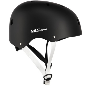 REGULOWANY kask na rolki rower Nils + komplet OCHRANIACZY -- L