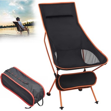 Krzesło kempingowe Krzesło ogrodowe Składane Ergonomicznie Wygodne premium