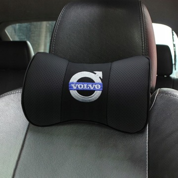 Кожаный подголовник автомобиля для Volvo, 2 шт.