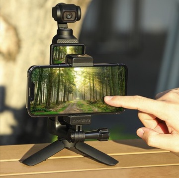 Uniwersalny Uchwyt Adapter Regulowany na do DJI Osmo Pocket 3 - 1/4' cala