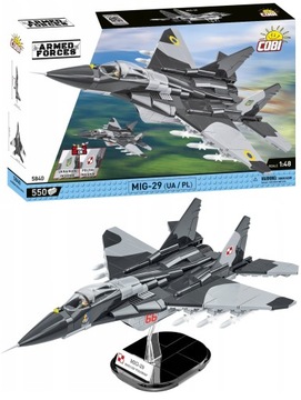 KLOCKI COBI 5840 SAMOLOT MYŚLIWIEC MIG-29 (UA/PL)