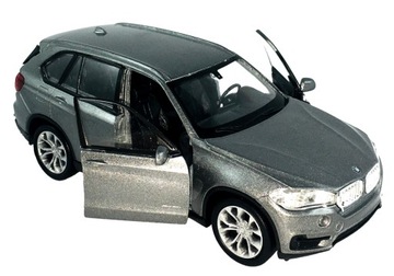 BMW X5 MODEL METAL WELLY 1:34 GRAFITOWY