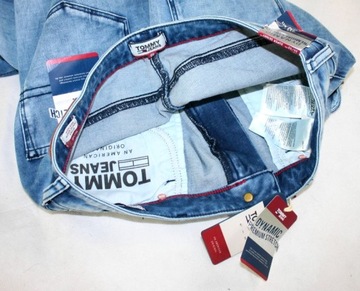 Jeansy Tommy Jeans Sylvia DW0DW08181 wyszczuplające rurki wys. stan W30/L30