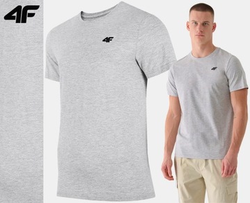 KOSZULKA MĘSKA 4F T-SHIRT BAWEŁNIANY PODKOSZULEK SPORTOWY CO DZIEŃ 1843 XXL