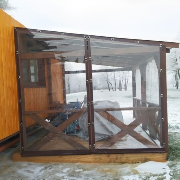 Покрытие террасы | Бесцветный | Сделано на заказ | Беседка | Патио | Брезент| Здание