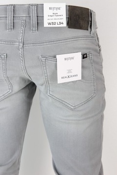 MUSTANG OREGON TAPERED K SLIM SPODNIE JEANS _ W38 L32