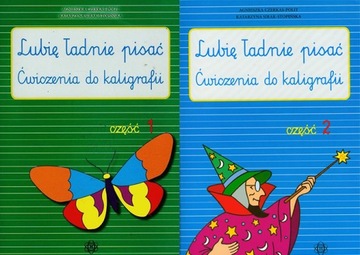 Lubię ładnie pisać cz.1-2 Ćwiczenia do kaligrafii