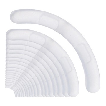 20 шт. сменные стержни для щипцов для завивки ресниц, портативные резиновые для стандартного прозрачного цвета