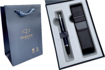 ZESTAW PARKER DŁUGOPIS IM GRANAT CT+ETUI+GRAWER