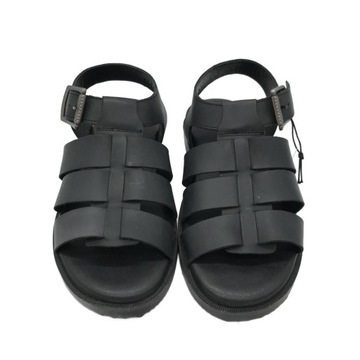 Buty sandały skórzane męskie Zign rozmiar 39 czarne paski rzymianki unisex