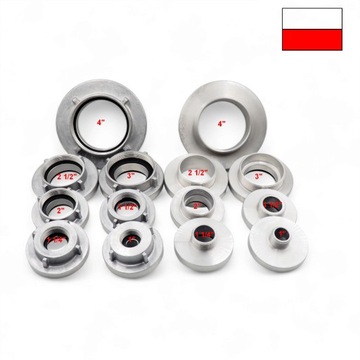 Разъем пожарный STORZ C-52, розетка, внутренняя резьба, 1 дюйм ПОЛЬСКИЙ ПРОДУКТ