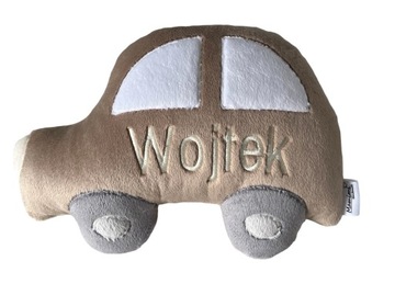 MINI PODUSZKA AUTKO, CHRZEST, PREZENT,