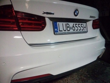 BMW 5 F10 F18 LIŠTA CHRÓM CHROM VÍKO KUFRU TUNING