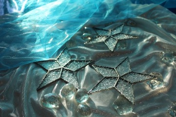 НАБОР витражей Тиффани звезда мороз 3 шт.