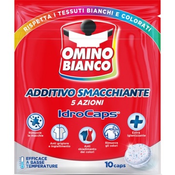 Omino Bianco IndroCaps Additivo Smacchiante odplamiacz w tabletkach 5w1