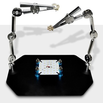 Uchwyt płytki PCB Elastyczne metalowe ramiona do naprawy elektroniki DIY Rozlutowywanie