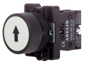 КНОПКА УПРАВЛЕНИЯ СТРЕЛКА ЧЕРНЫЙ ПЛАСТИК 3341