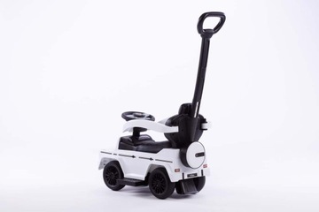 jeździk MERCEDES G skóra GUMOWE KOŁA skręt TABLICE