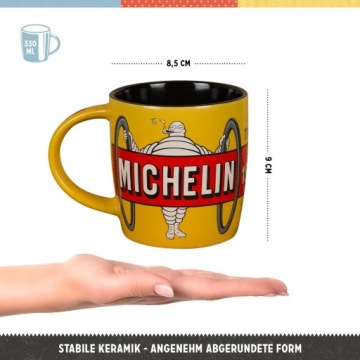 Кружка Michelin Tyres Bibendum 340 мл в стиле «Nostalgic Art Retro Vintage»