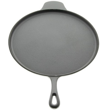 ЧУГУННАЯ СКОВОРО ДЛЯ ПИЦЦЫ ДЛЯ БЛИНЧИКОВ 30СМ ЛИТАЯ
