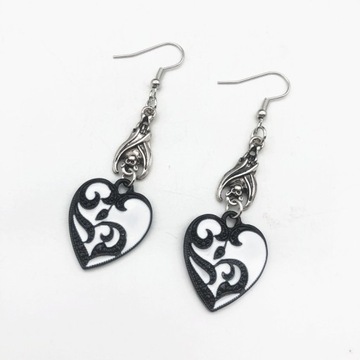 Okultystyczne Diablo Goth Piercing Drop kolczyki o