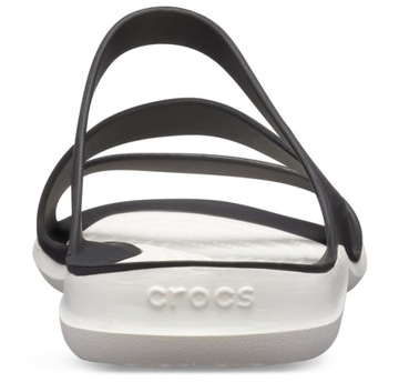 Crocs Swiftwater 203998-066 W8 38-39 czarne klapki na basen