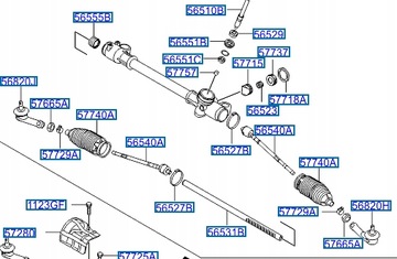 Listwa przekładni kierowniczej Hyundai I20 14- ORY