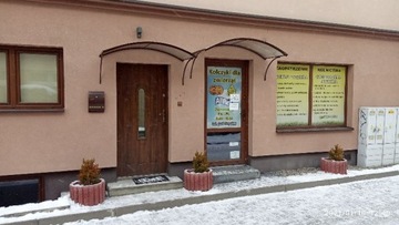 Арочная крыша над дверью Крыша 170х90 с опорами.