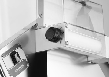 Электрическая раскаточная машина для пиццы Prismafood 400 с 2 парами роликов, 250 Вт