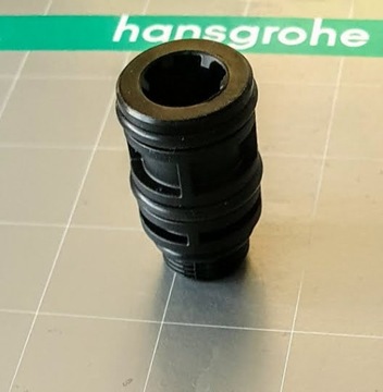 HANSGROHE Nypel łączący rurę fi 22 mm z bat. term.
