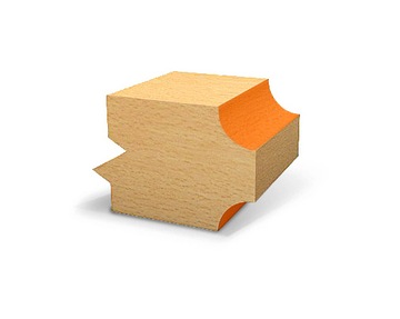 Frez półokrągły wypukły HM 125x30x18/R=9 GLOBUS