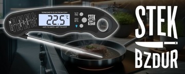 Водонепроницаемый цифровой кухонный термометр для мяса, стейка, стейка, ерунды