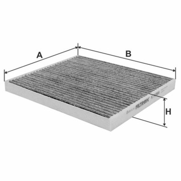 FILTRON K 1436A FILTR VENTILACE PROSTORU SPOLUJEZDCE