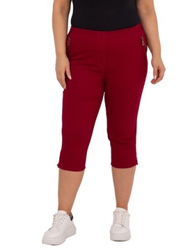 SPODNIE materiałowe RYBACZKI damskie PLUS SIZE