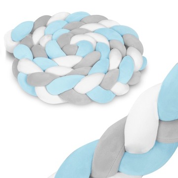 OCHRANIACZ DO ŁÓŻECZKA WARKOCZ OTULACZ PLECIONY 3m