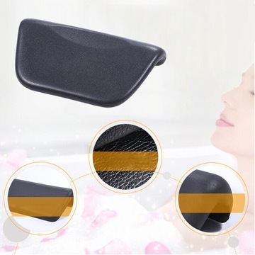 ПОДУШКА ДЛЯ ВАННЫ, ПОДГОЛОВНИК, РАССЛАБЛЯЮЩАЯ ВАННА С 2 ПРИСОСАМИ