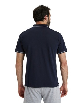 Хлопковая рубашка-поло унисекс Arena Team Poloshirt Solid Navy R.M