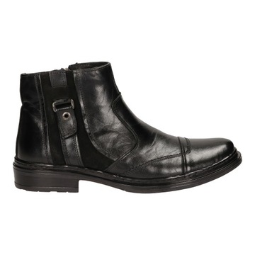 МУЖСКИЕ КОЖАНЫЕ ботинки челси ПОЛЬСКИЕ ЗИМНИЕ АНКЛЫ MEDARDD 366CZ R40