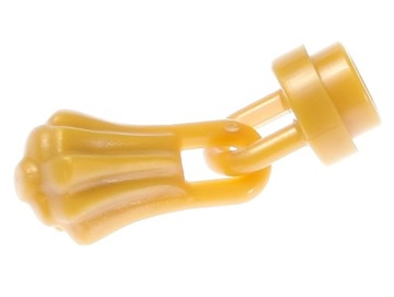 LEGO Tassel łańcuch pompon 25375 złoty perłowy