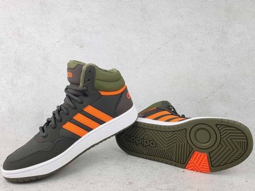 ADIDAS HOOPS MID GW4486 WYSOKIE ZIELONE OCIEPLANE