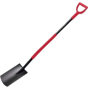 Szpadel prosty metalowy trzonek
