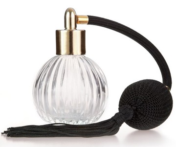 FLAKON SZKLANY NA PERFUMY Z POMPKĄ - 60 ML! GRATIS TESTER!