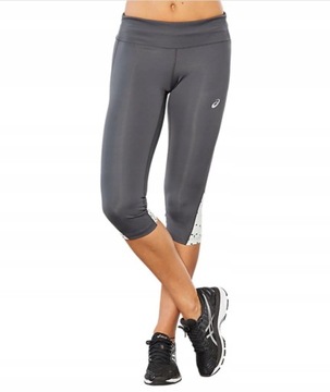 Legginsy getry Asics rozmiar S biegowe szare