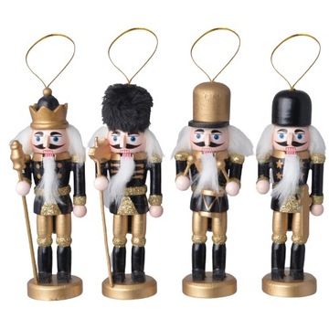 DZIADEK DO ORZECHÓW ZAWIESZKA DEKORACJA 4SZT