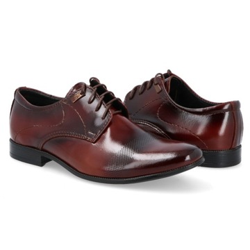 МУЖСКАЯ ТОРЖЕСТВЕННАЯ ОБУВЬ КОЖАНАЯ 040 КОРИЧНЕВЫЙ R 43