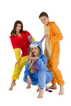 ONESIE KOMBINEZON PIŻAMA DRES KŁAPOUCHY158-168 [M]