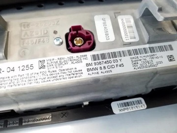 9387450 OBRAZOVKA NAVIGACE 218 D 110 2019 BMW 2 ACTIVE TOURER (F45)
