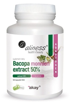 Aliness Bacopa monnieri extract 100 caps 500mg