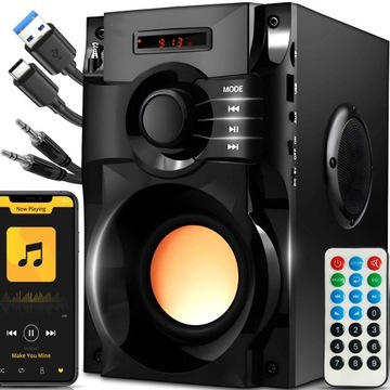 GŁOŚNIK BEZPRZEWODOWY BLUETOOTH RADIO PRZENOŚNY FM