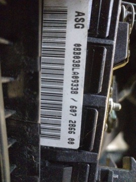 BMW 5 E60 E61 2004 ULOŽENÍ VZDUCHOVÉ